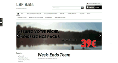Desktop Screenshot of lbfbaits.com